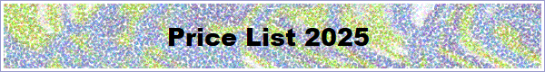 Price List 2025 